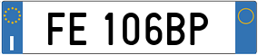 Truck License Plate